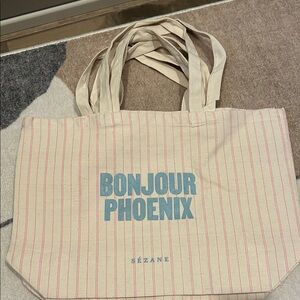 Sézane bonjour phoenix tote 
Brand new